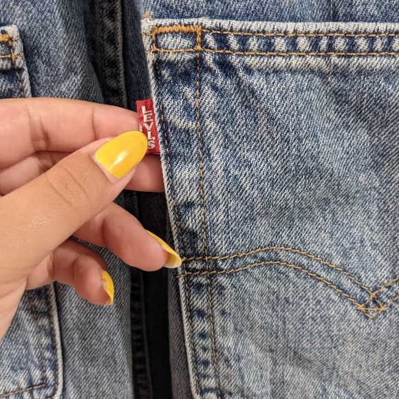 Levi's Vintage Overall Jeans Shorts - Picture 9 of 9